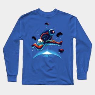 astronaut metal Long Sleeve T-Shirt